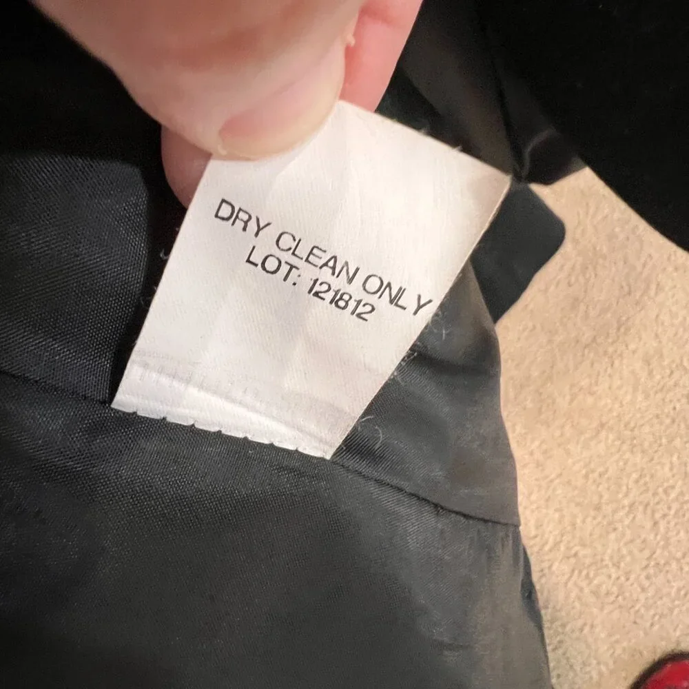 Jason Kole Black Short Length Peacoat Size M - Picture 10 of 10